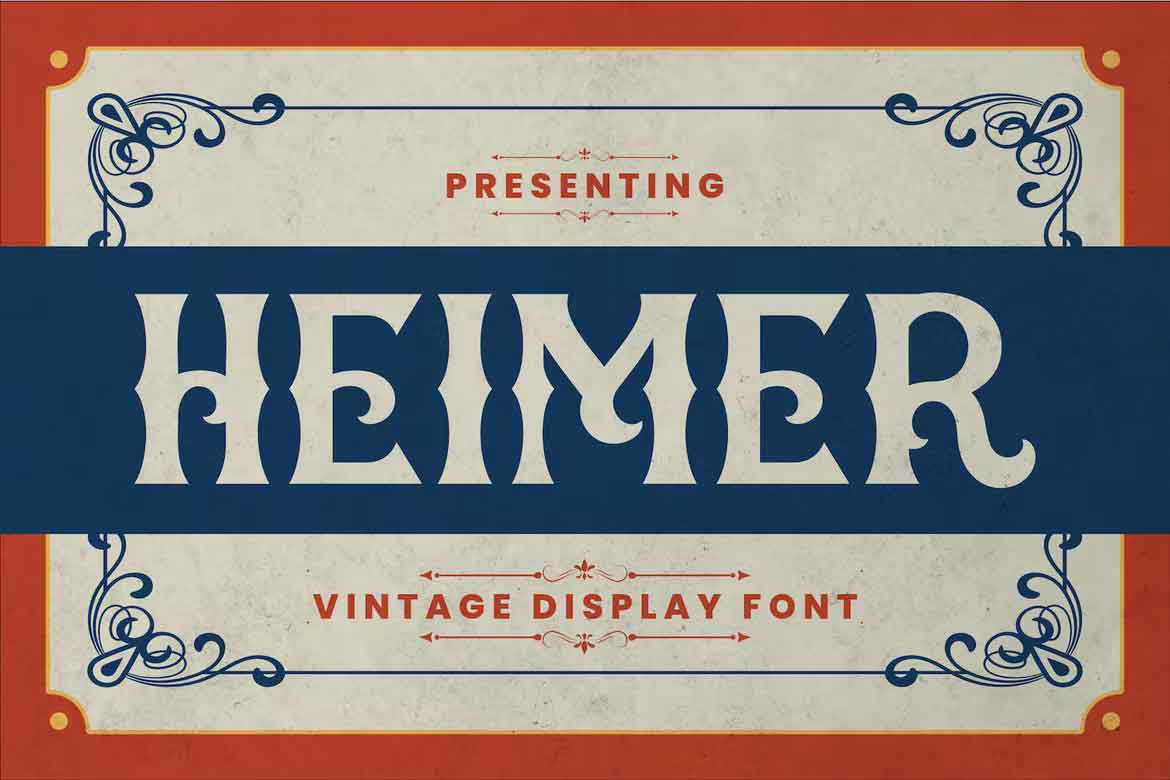 Przykładowa czcionka Heimer #1